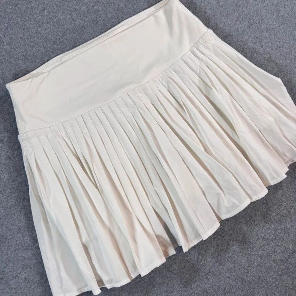 All in Motion Pleated Skort White Womens Medium